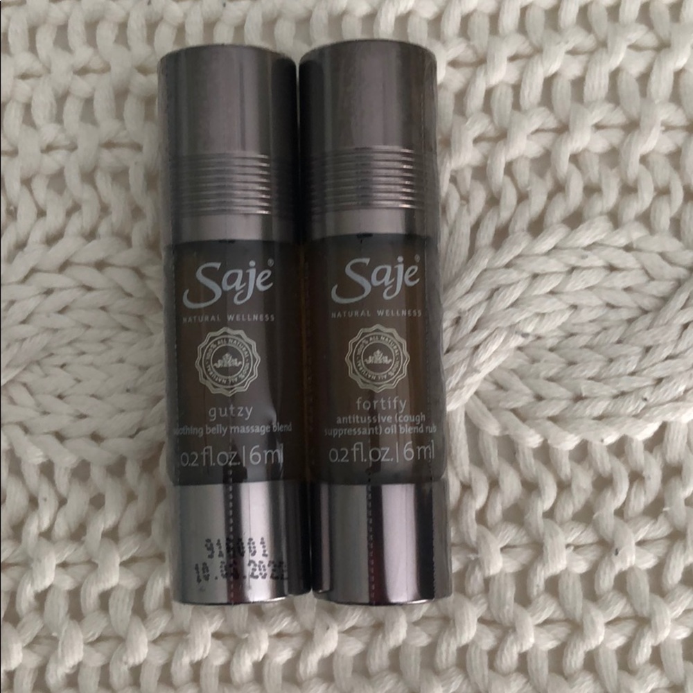 Saje Gutzy and Fortify oil
